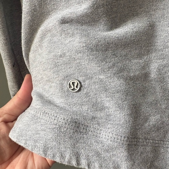 Lululemon Bliss Break Wrap size 2 Open Front Cardigan Sweater Light Gray Women - Picture 8 of 8